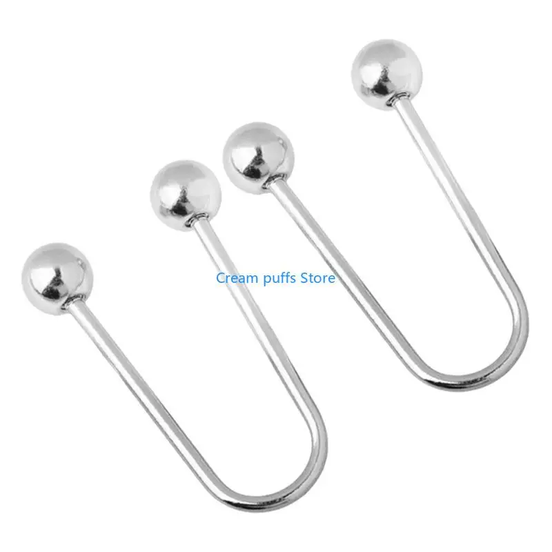 50LE 2 قطعة/الحزمة مشابك ملابس لولبية معدنية برأس مزدوج حل أنيق للحفاظ على زر تثبيت آمن لملابسك #2