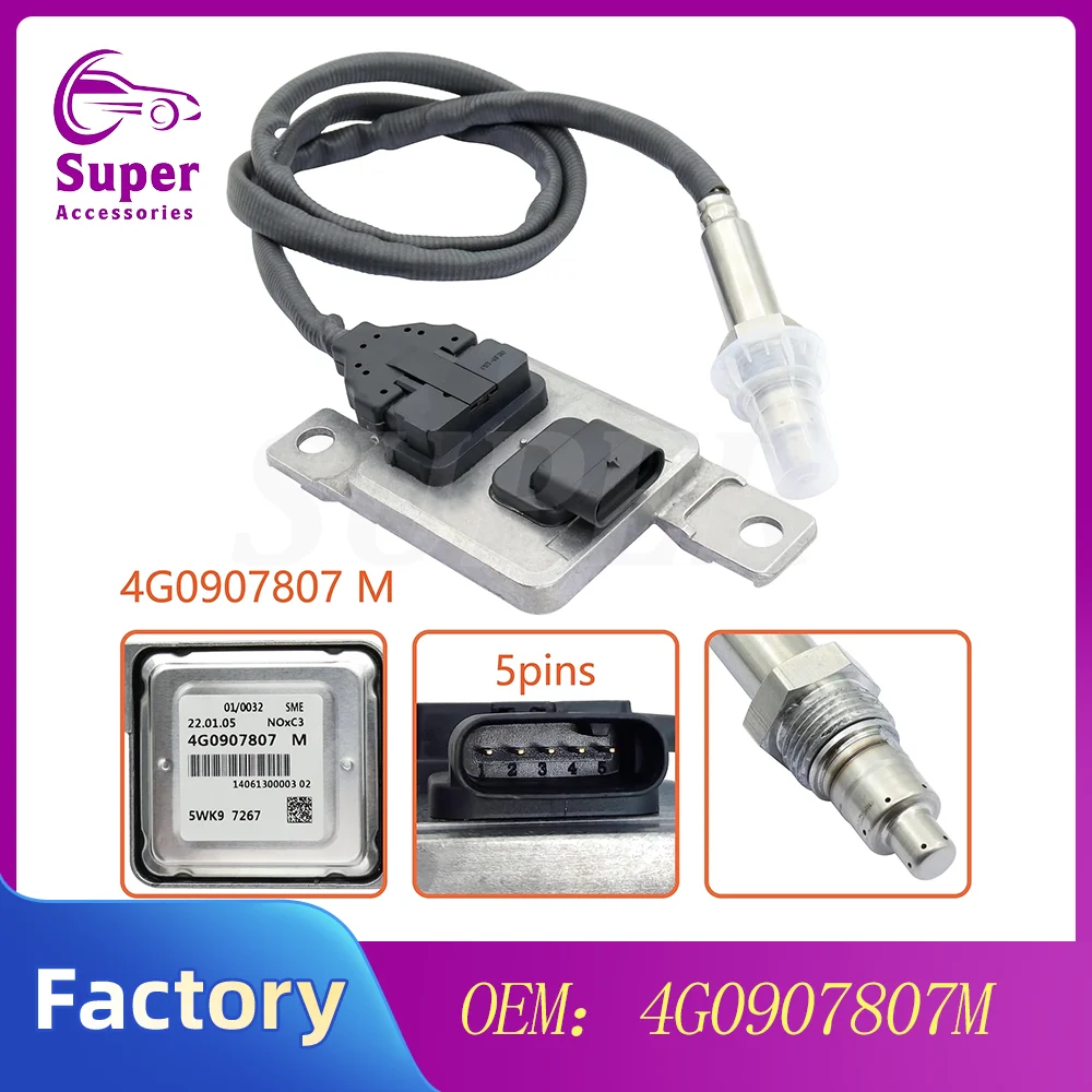 

4G0907807AB 4G0907807M G0907807AF 4G0907807AJ NOX Sensor Nitrogen Oxide Sensor For Audi A7 2015-2018 A6 Allroad A6 2014-2018
