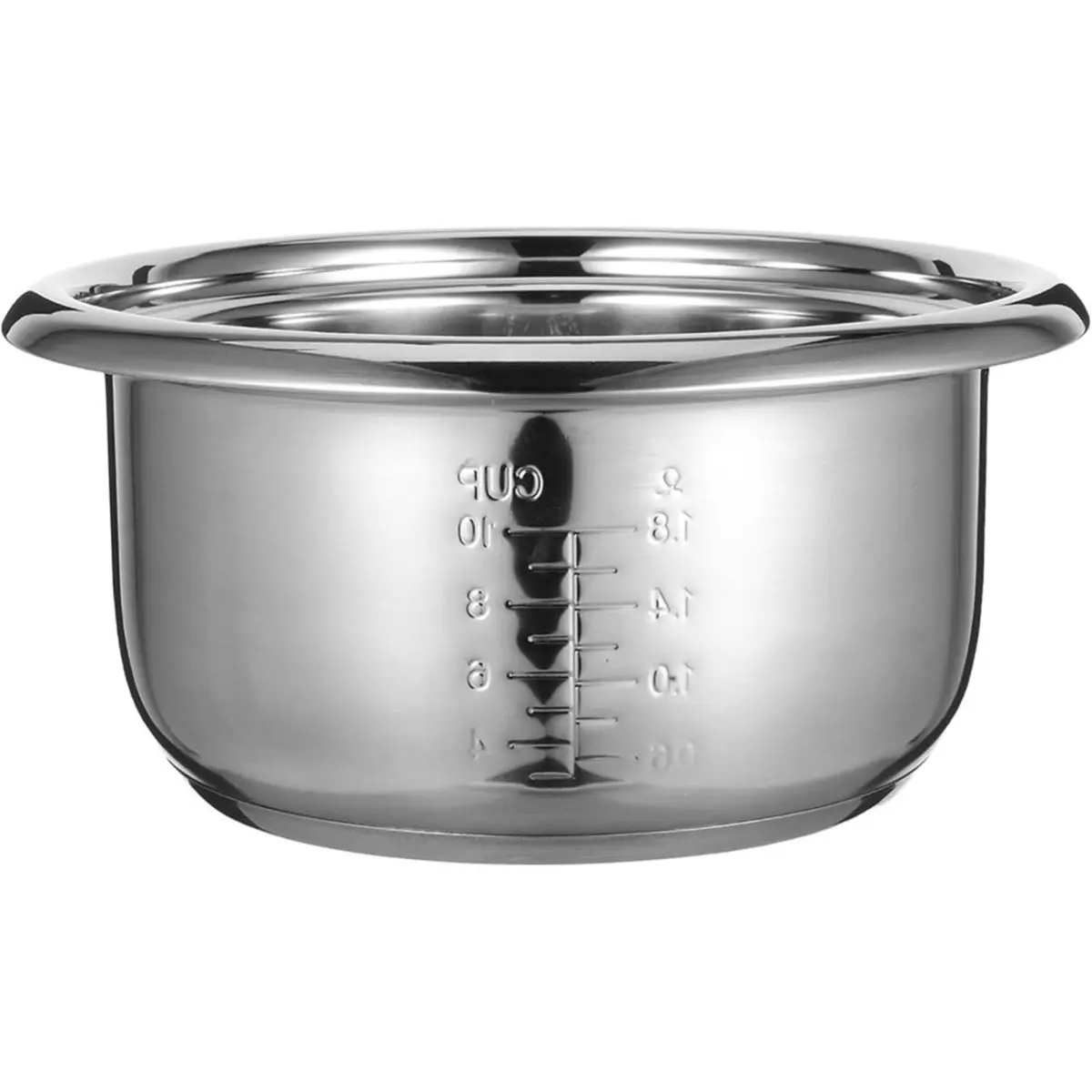 【SPECIAL OFFER】Stainless Steel Inner Pot for Rice Cooker:4l Replacement Cooking Pot,Universal Electric Cooker Accessory for Kitc