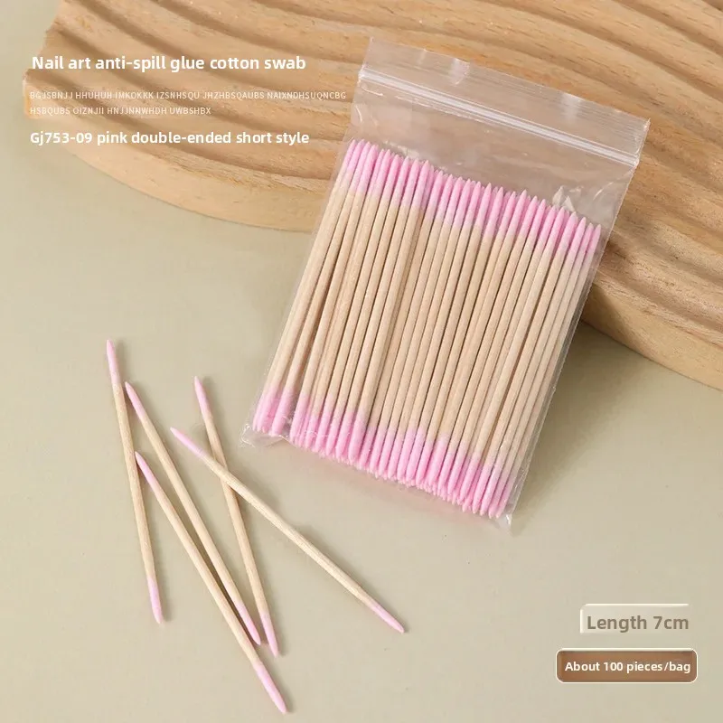 Pointed Micro Tip Disposable Cotton Swabs Precision Cleaning Sticks Eyebrow Tattoo Eyeliner Makeup Correction Tool