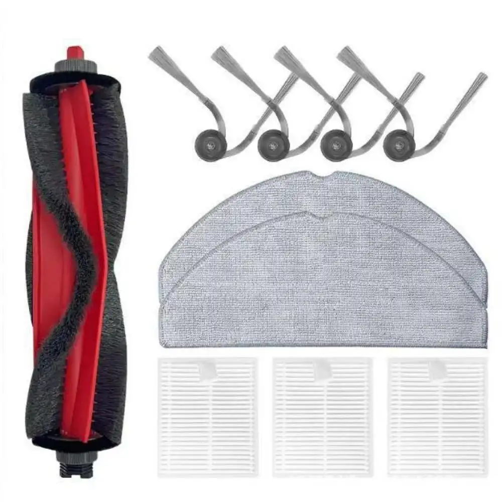 Replacement Part Kit For Roborock Q7 M5 Plus Robot Vacuum Cleaner Main Brush Side Brush Hepa Filter Mop Pad Dust Bags