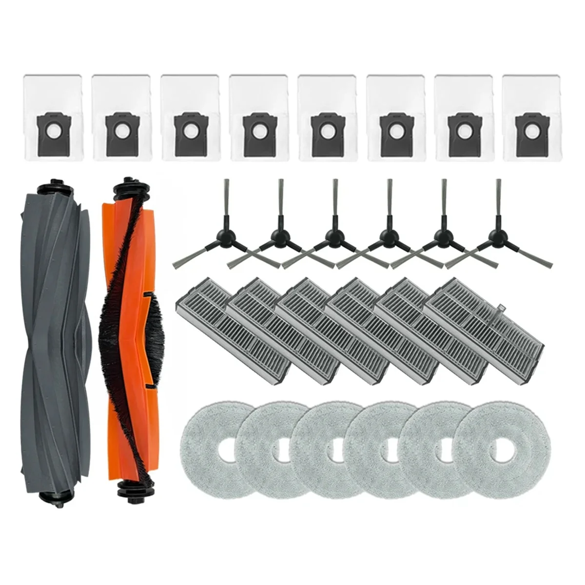 

For L10s Pro Ultra Heat, X30 Ultra, X30 Kit Spare Parts Accessories Brush Filter Mop Cloth Dust Bag,B