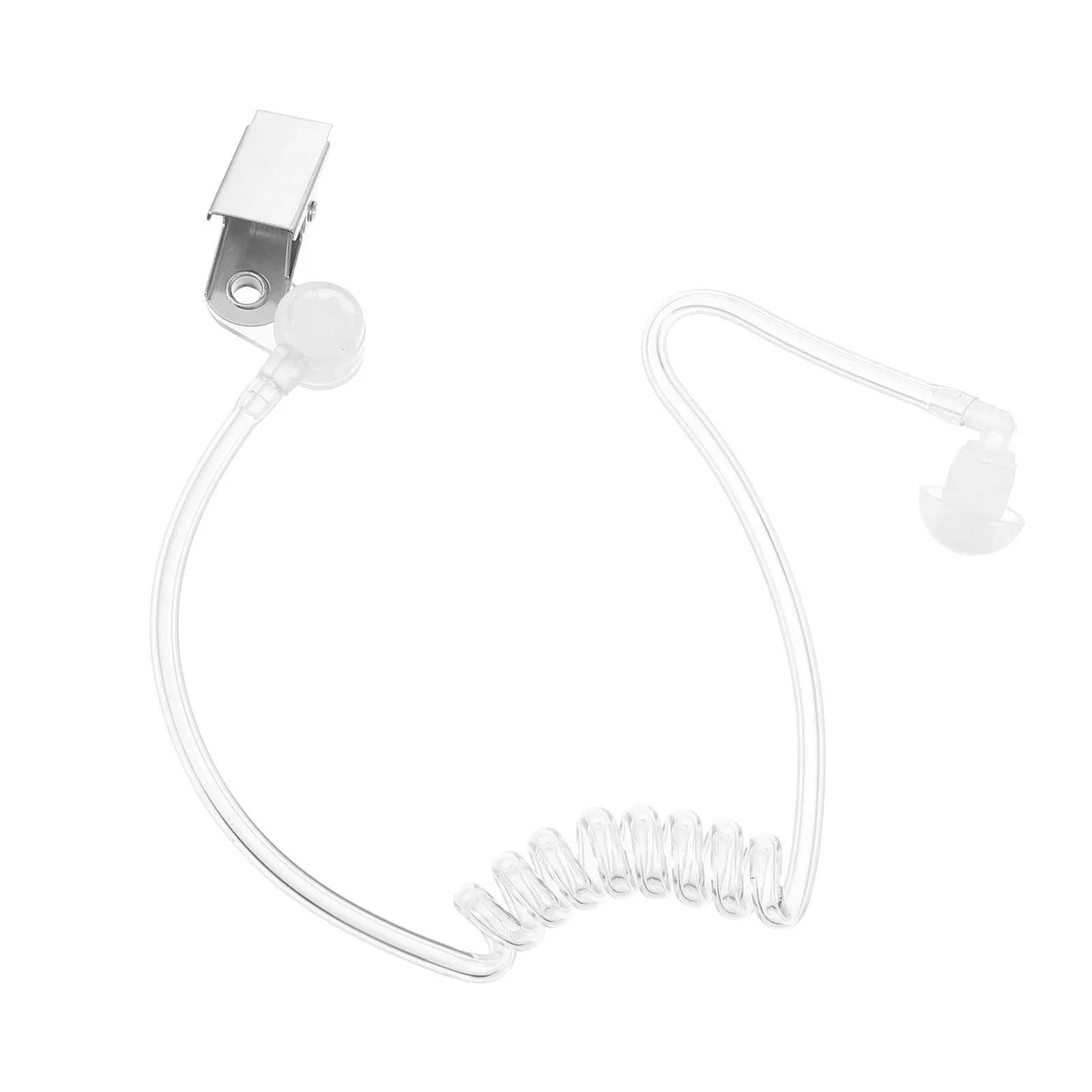 

2Pcs Earphone Tube Replacement Acoustic Tube for Walkie Two Clear Air Acoustic Hose Earpiece for Security Hotel