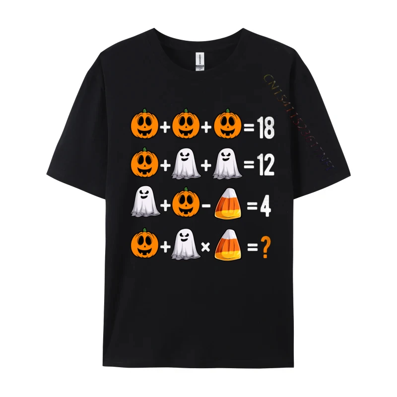 2022 Halloween Order of Operations Quiz Math Teacher pumpkin Newest Mens T-shirts Europe Crazy Tops & Tees All Cotton 3D Printed