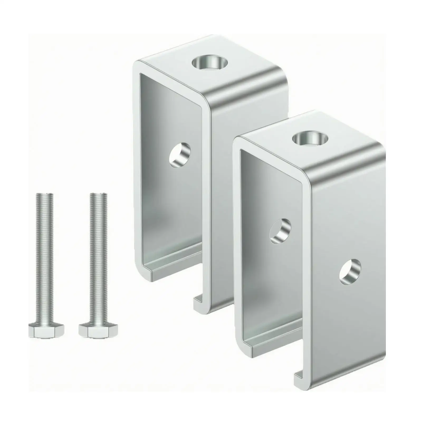 Durable Strut Channel Bracket for Standard 1 5/8 Inch Strut Channel Carbon Steel with Threaded Mounting Hardware