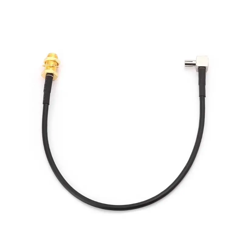 M2EC SMA Female Jack To TS9 Male Right Angle RG174 Pigtail Cable 20cm Antenna Coaxial