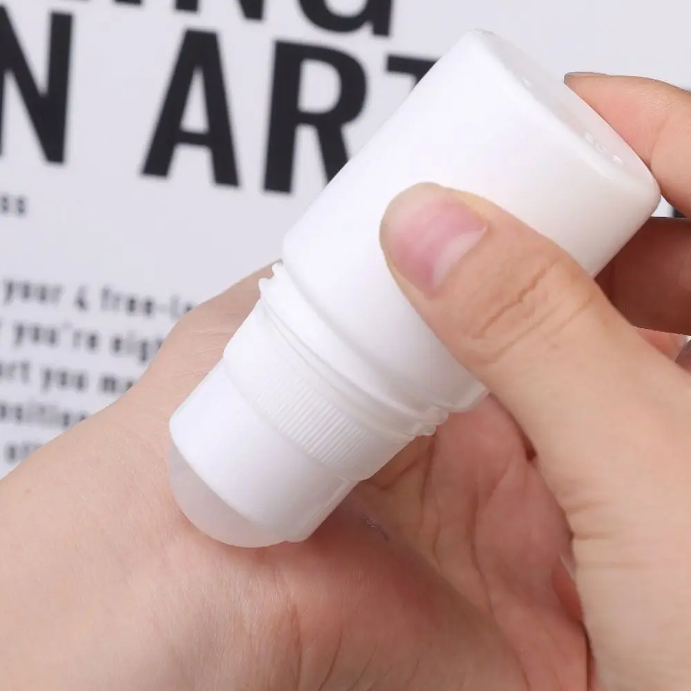 10 garrafas de rolo vazias recarregáveis dos pces recipientes garrafas plásticas reutilizáveis do rolo garrafas de viagem duráveis à prova de vazamento