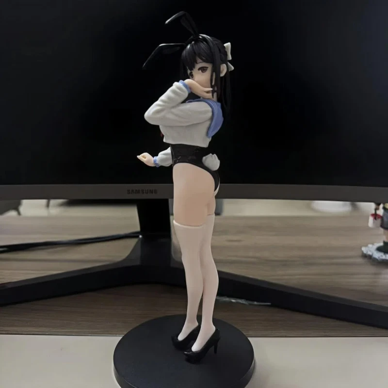 Hot Sale Animation Anime Beautiful Girl Sailor Suit Model Rabbit Girl Toy Hand Operated Case Accessories Desktop Decoration Gift