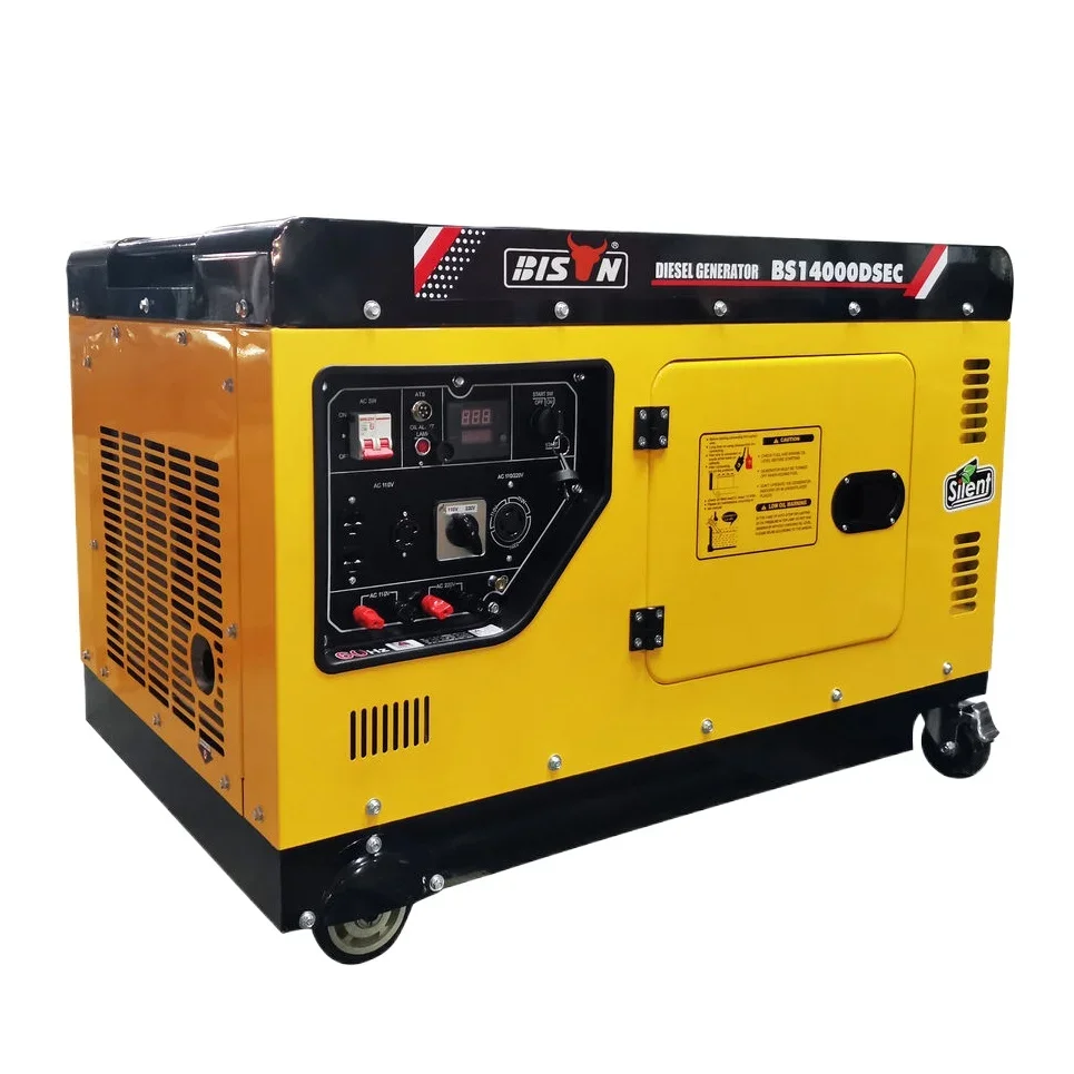 

Standby Backup Air-Cooled Vertical Silent Type 7Kw 8Kw 9Kw 10Kw Power Electric Diesel Generator