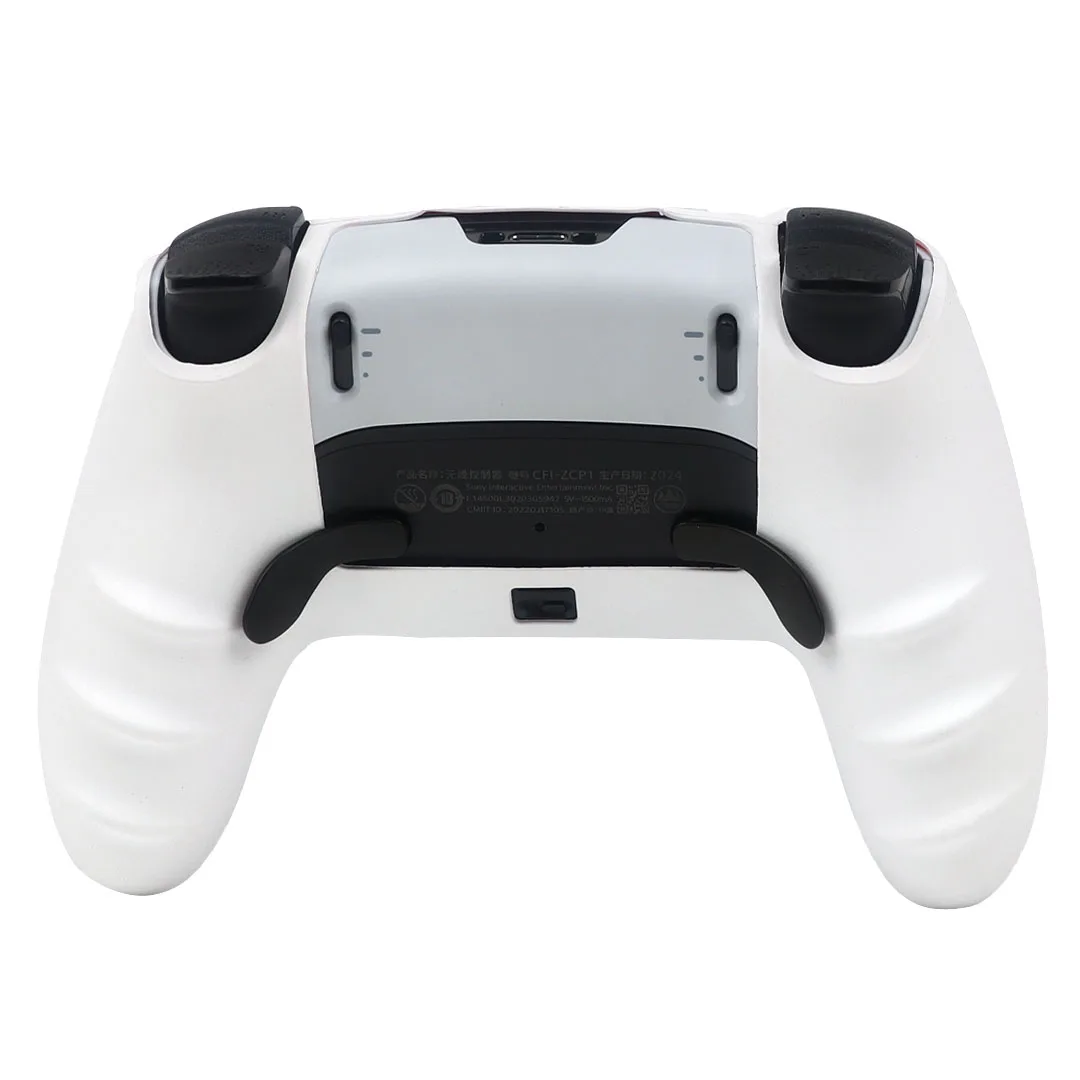 حافظة ناعمة غير قابلة للانزلاق لوحدة التحكم DualSense Edge غطاء سيليكون حماية كاملة للبشرة مع ملحقات مقابض الإبهام لجهاز PS5 Edge #6