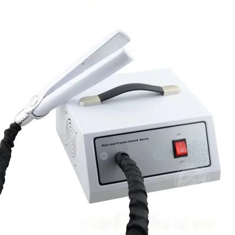 CE Certified 360 Degree Rotating Cold Pain Hair Straightener Cryolipolysis Slimming Cold Hair Freezing Machine for Beauty Therap