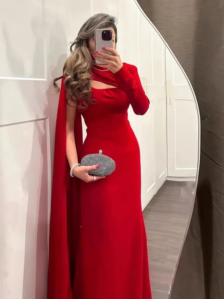 

Ele Pure Desire Sa Single oulder Dr Women's Sexy Birthday Evening Gown Wrap Body Long Skirt High Waist Zipper