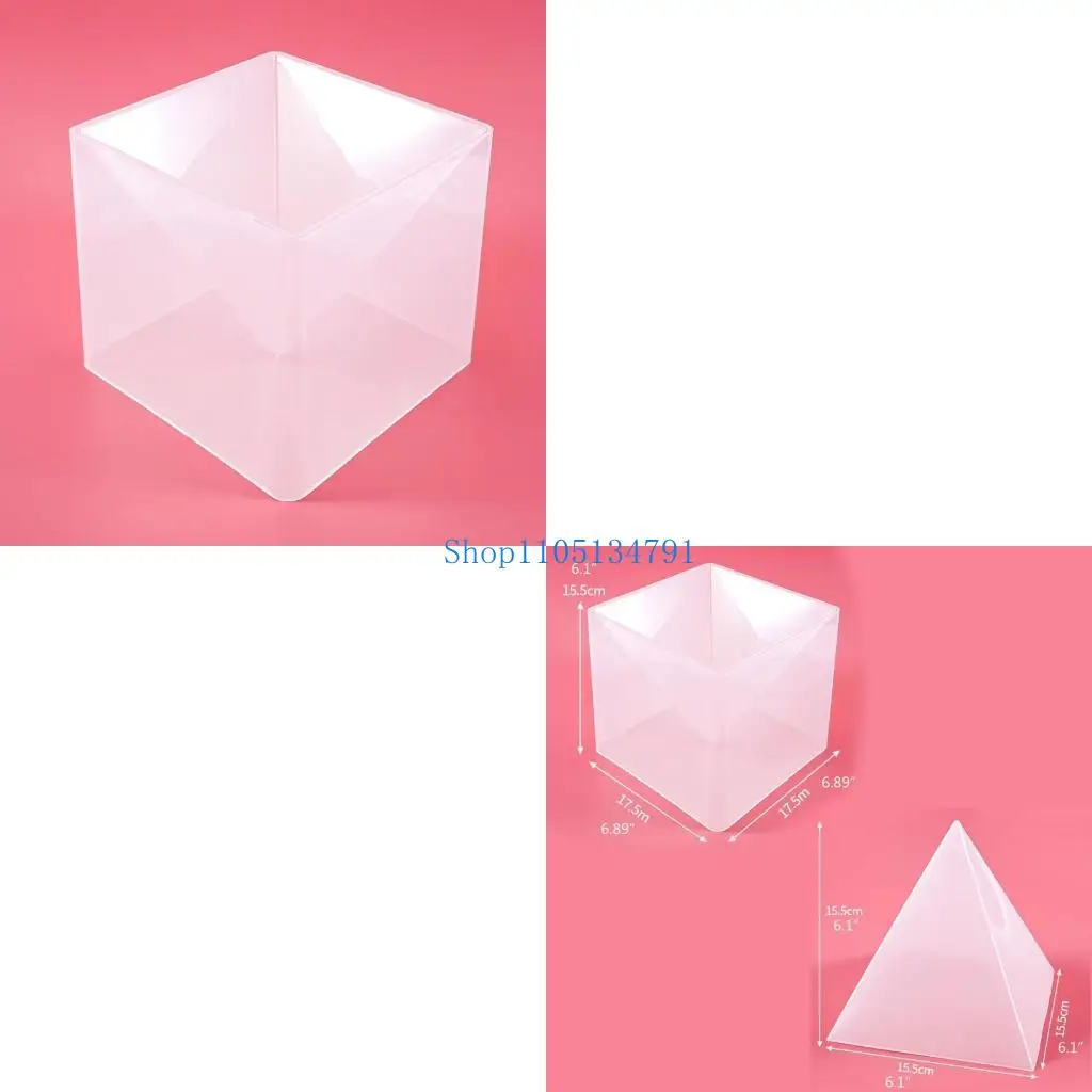 

98 км трехмерная пирамида, ручная эпоксидная силиконовая форма, украшение своими руками, эпоксидный декор