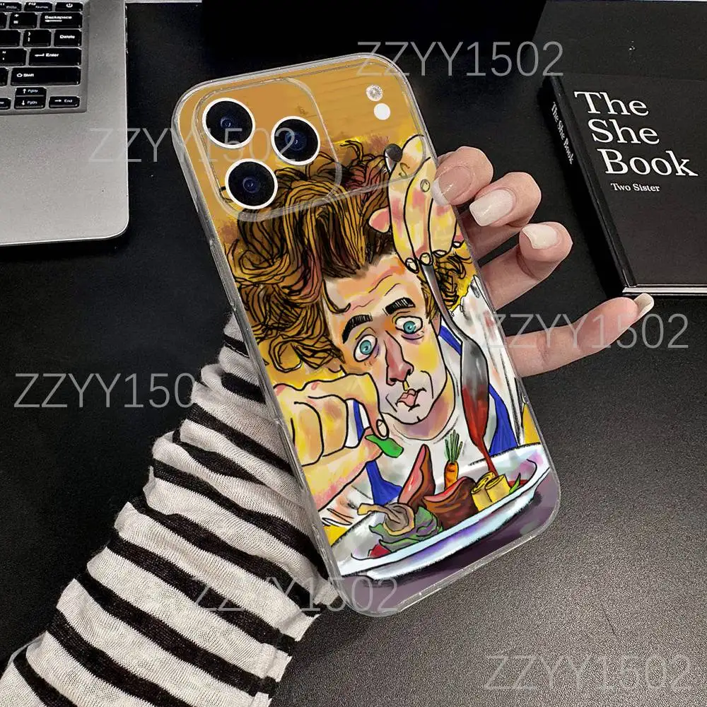 حافظة هاتف The Bear TV Show Carmen لهاتف iPhone 17,16,15,14,13,12,11 Pro,Max,Plus,X,XS,XR,SE4,E Mini شفافة ناعمة #5