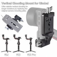 Camera Vertical Plate for DJI Ronin RS3 RS2 RS3 Pro RS3 Mini Vertical Camera Mounting Kit Handheld Stabilizer Vertical Mounting