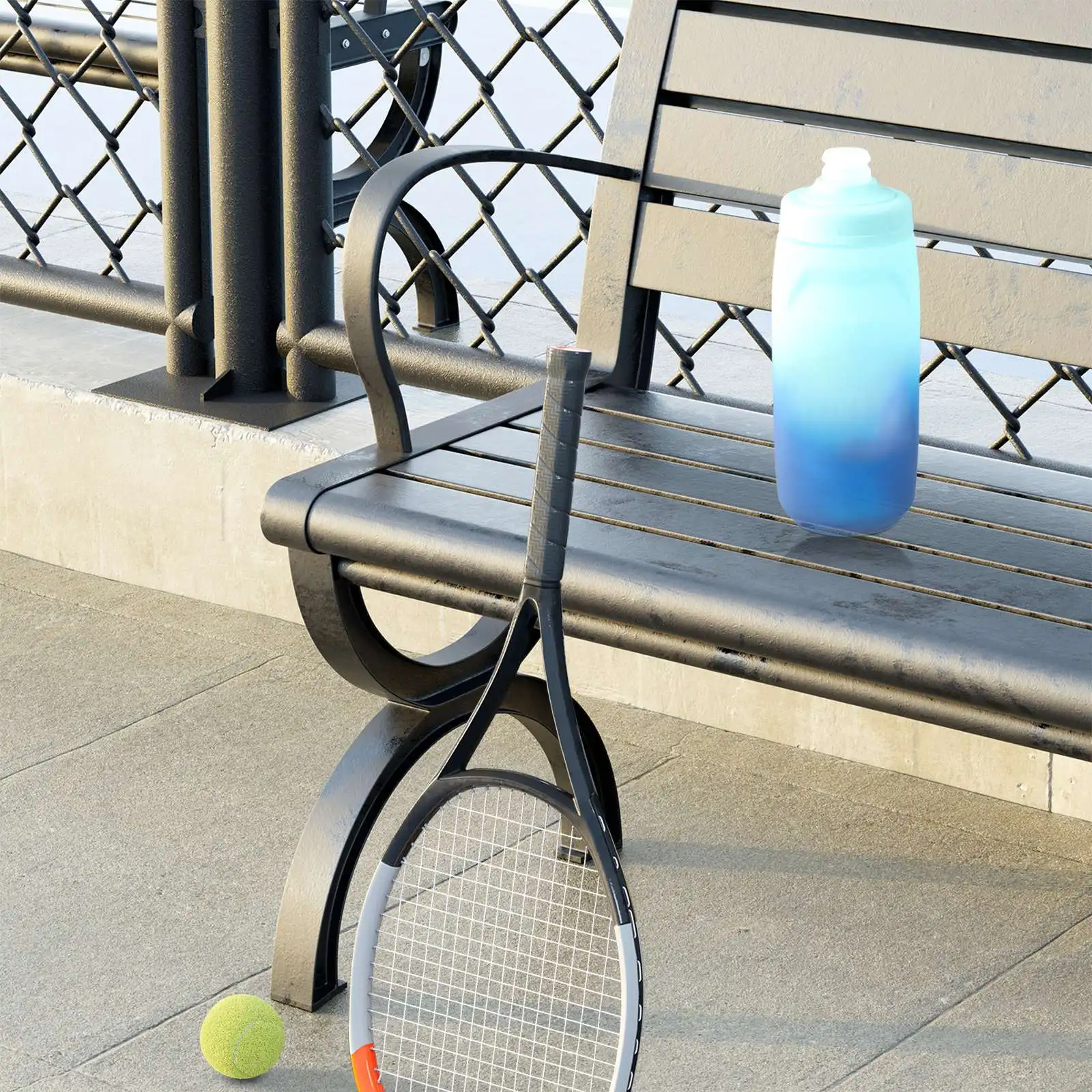 

Outdoor Cycling Water Bottle Bicycle Gradient Water Bottle Portable Outdoor Cycling Portable Sealed Spout Brand New