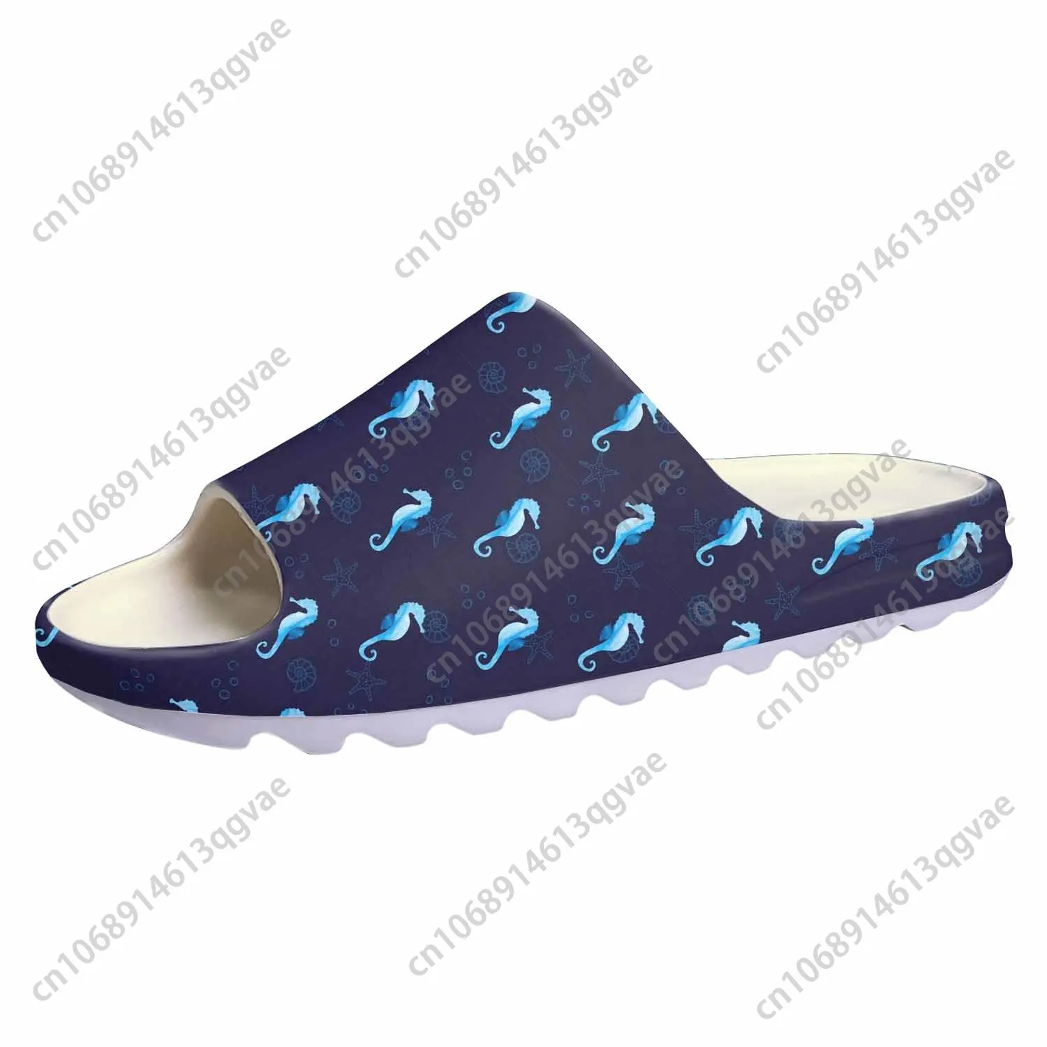 Seahorse Ocean Series Soft Sole Sllipers Home Clogs Customized Water Shoes Mens Womens Teenager Stepping on Shit Beach Sandals