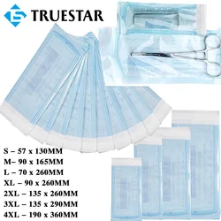 Disposable Self-sealing Sterilization Pouches Bag 20PCS 7Sizes Self-adhesive Clean Bag Puncture Pouch Storage Bags Tattoo Supply