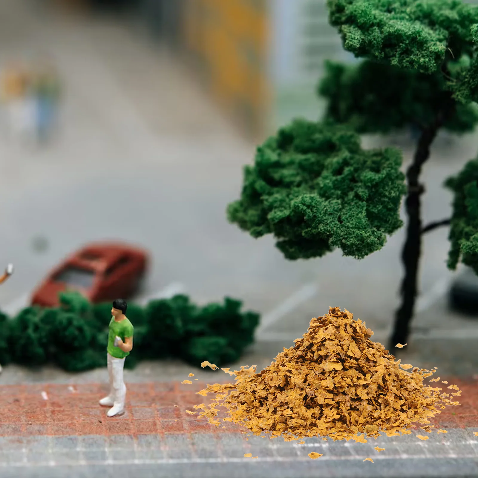 

1 Bottle Realistic Micro Landscape Simulation Leaves for DIY Home Garden Office Decor Artificial Plant Ornament Miniature Leaves