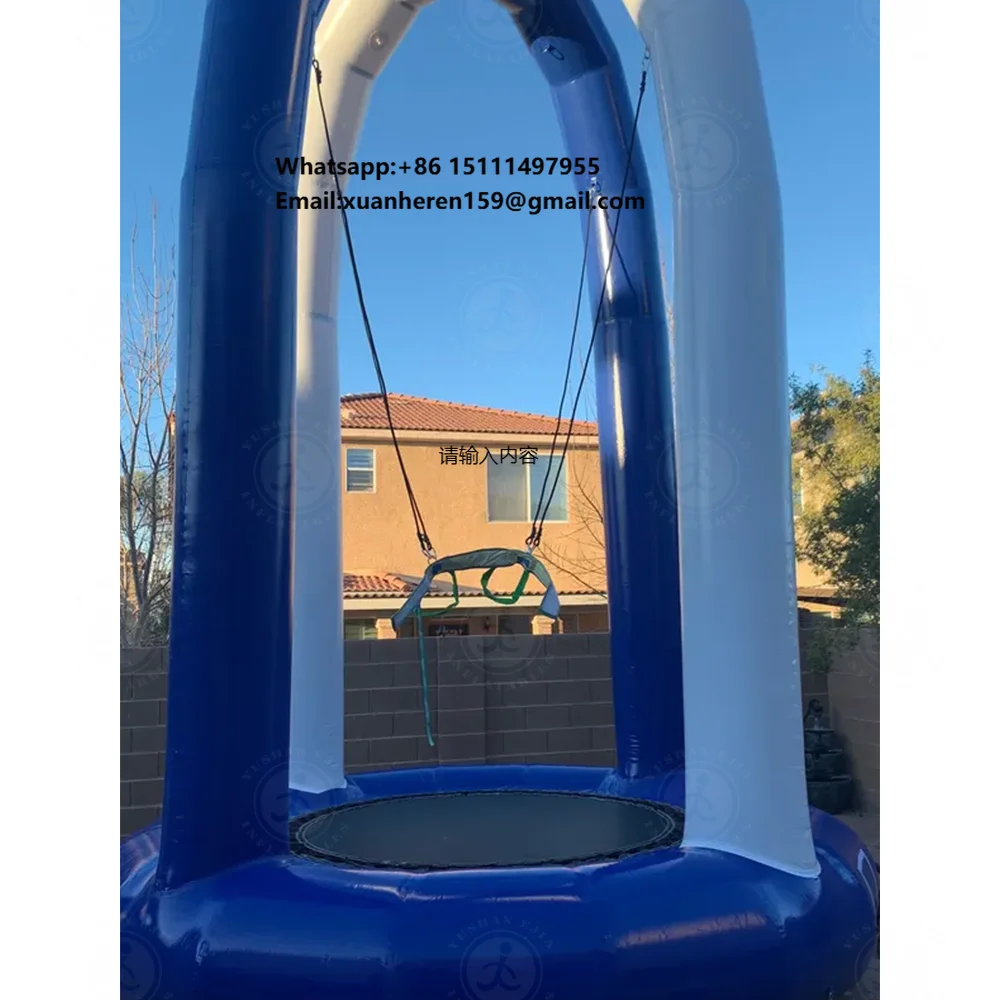 Child Play Outdoor Sports Game Rental Inflatable Bouncer Inflatable Air Bouncer Soft Bungee Pvc Trampoline