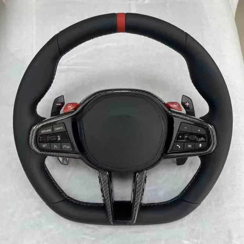 For BMW F G Chassis New 3 Series 5 X3 X4 X5 Interior Modified CS Style Upgraded Steering Wheel With  Horn C
