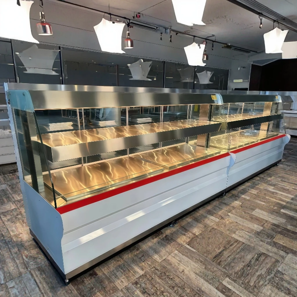 Food Warmer Display - Open front food warmer display case