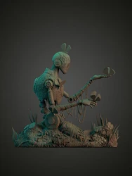 Unassambled  1/24   modern fantasy officer soldier SIT Resin figure miniature model kits Unpainted