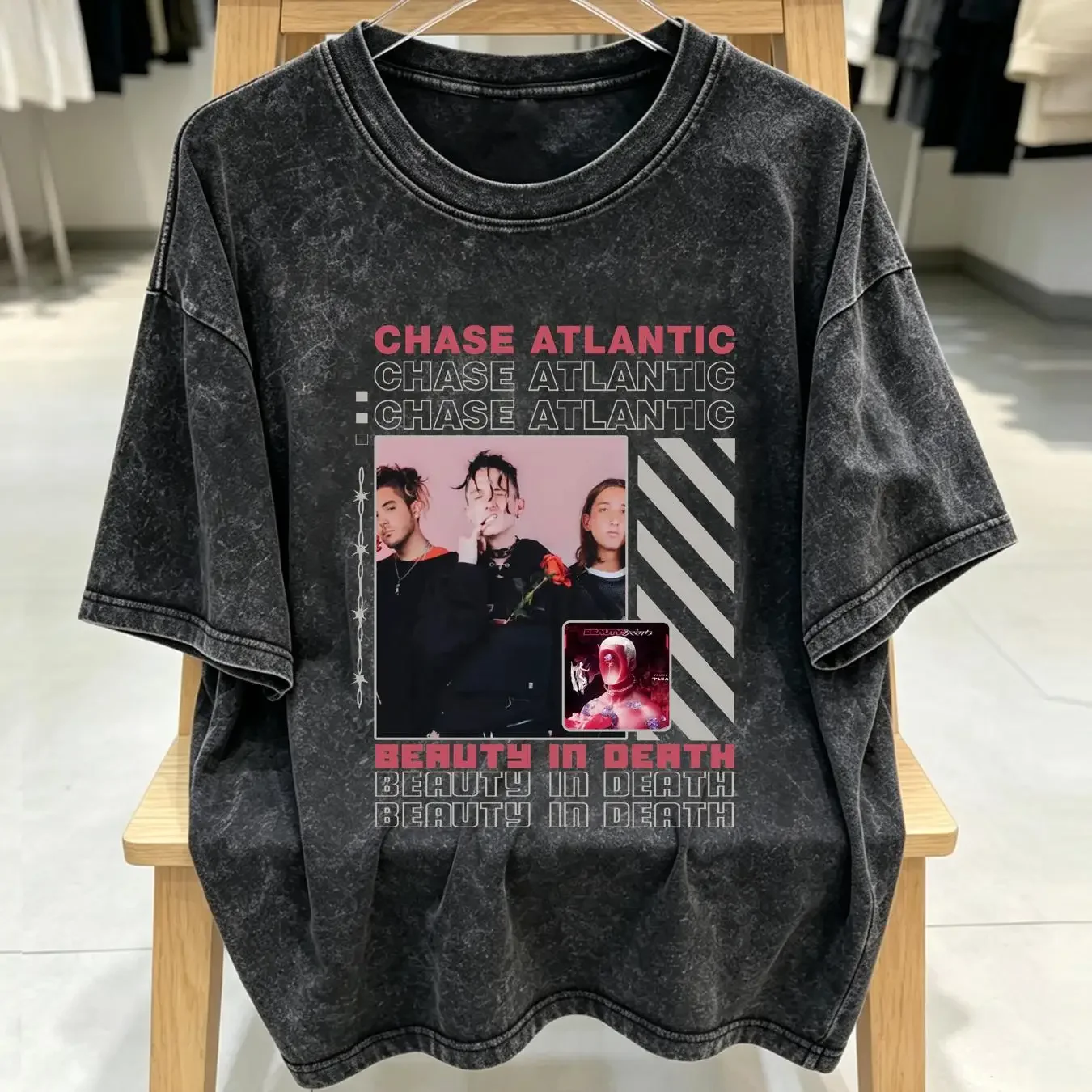 washed T Shirt Chase atlantic Beauty in Death World Tour 2023 country music for men women unis vintage Washed graphic Unisex