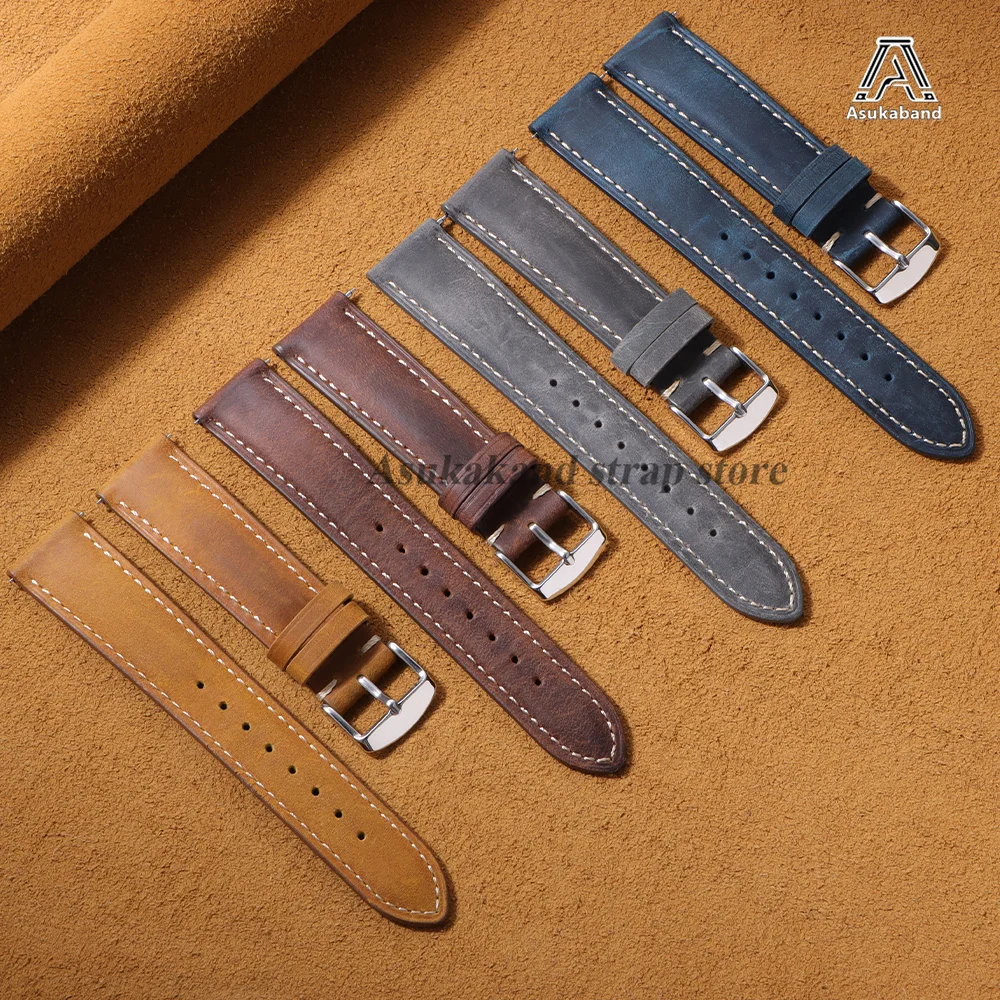 14mm 16mm 18mm 20mm 22mm 24mm Leder-Uhrenarmband für Huawei Watch GT6/54/GT3 Schnellverschluss-Armband für Rolex Rindsleder-Armband – Detail 4