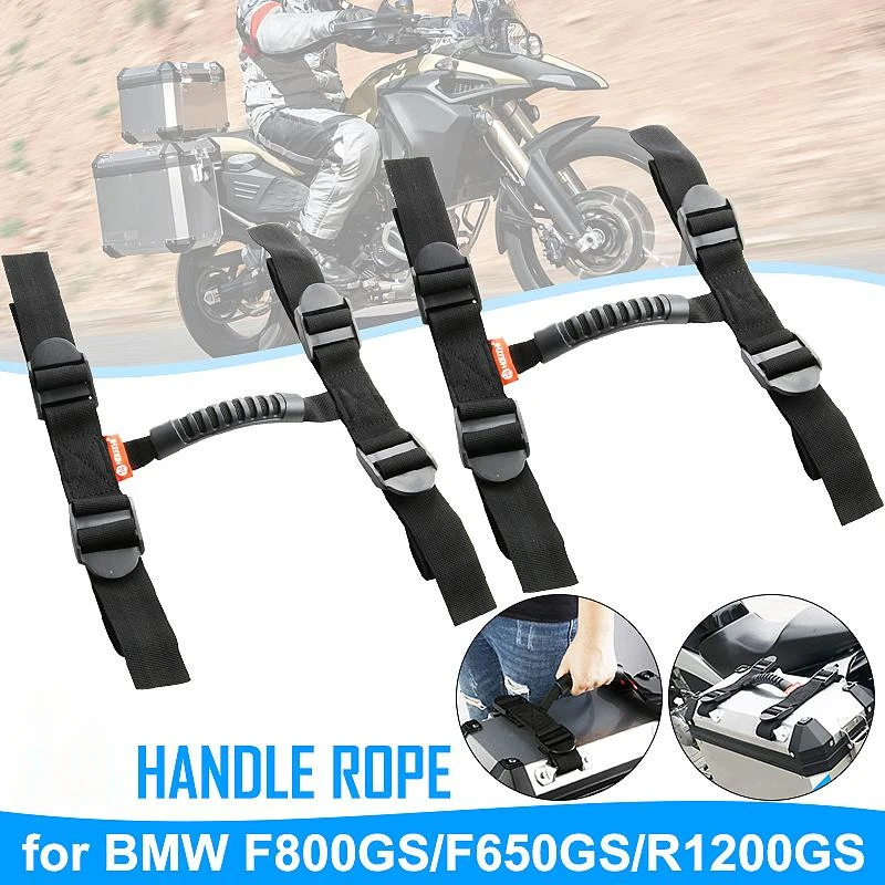 

Alloy Side Box Saddlebags Pannier Handle Rope Motorcycle Side Boxes Handle for BMW R1200GS LC ADV ADVENTURE F700GS F800GS