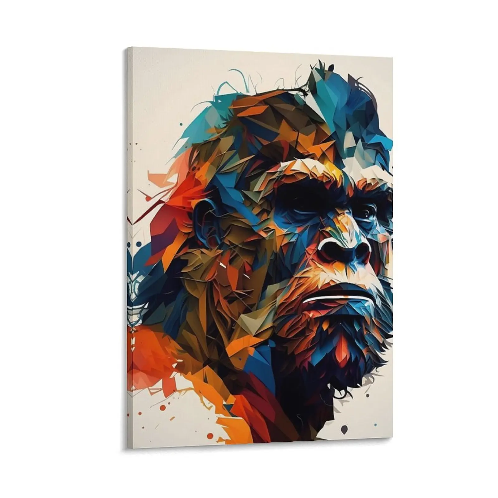 

Legendary Cool Sasquatch art abstract design Canvas Painting Wall paintings Decoration wall