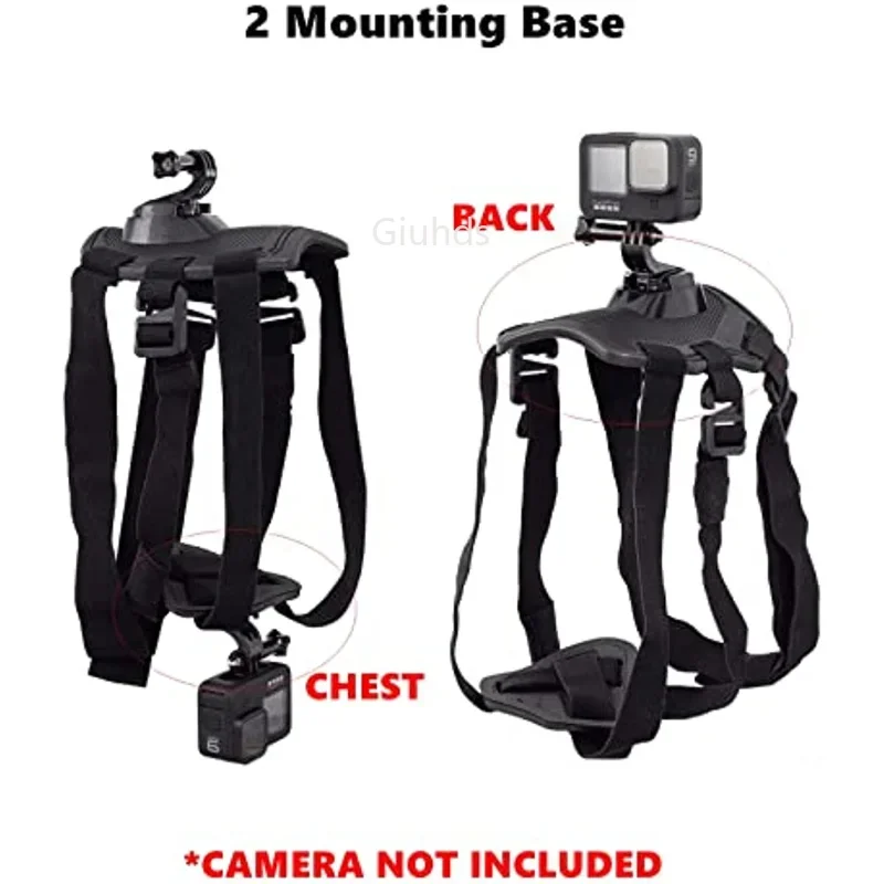 Adjustable Fetch Dog band for Gopro hero 13 12 11 10 9 Dog harness Chest Belt Strap Sports camera Mount Holder for SJCAM Xiaoyi view 3