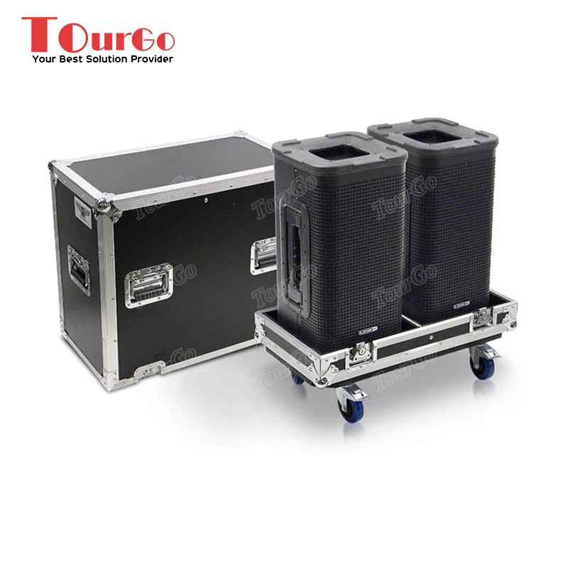 Tourgo Heavy Duty 2 Lid Shock ATA Amplifier Rack Travel Case Suitable for Dual VRX-932LAP Speaker