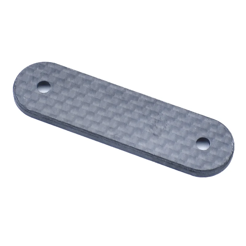 Simulation Carbon Fiber Tail Wing Press Hole Spacing 40mm for 1/8 ARRMA TYPHON 6S V5 TLR BLX Buggy RC Car