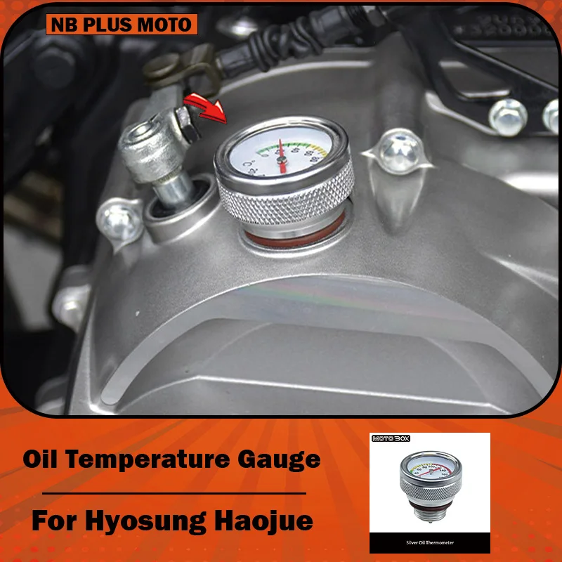 【Premium】For Hyosung GV350X/GV300/Haojue TR300 Engine Oil Temperature Gauge Modification Parts