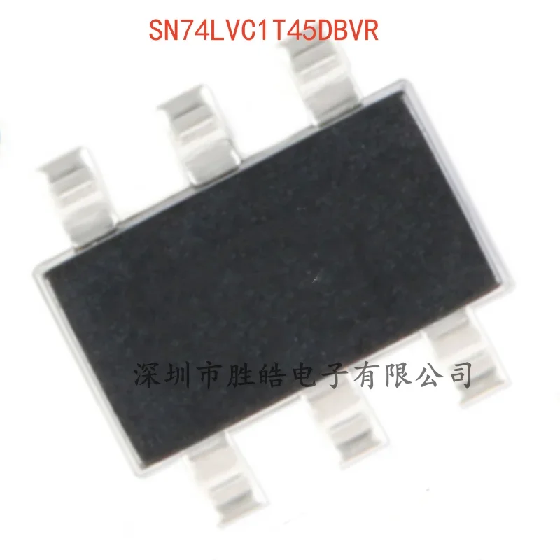 (10PCS)  NEW  SN74LVC1T45DBVR  74LVC1T45  Tri-State Output Unit Dual Power Bus Transceiver   SOT-23-6  Integrated Circuit