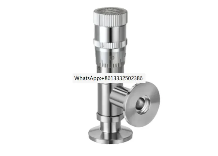 High vacuum fine adjustment valve GW-J200-T/25KF stainless steel