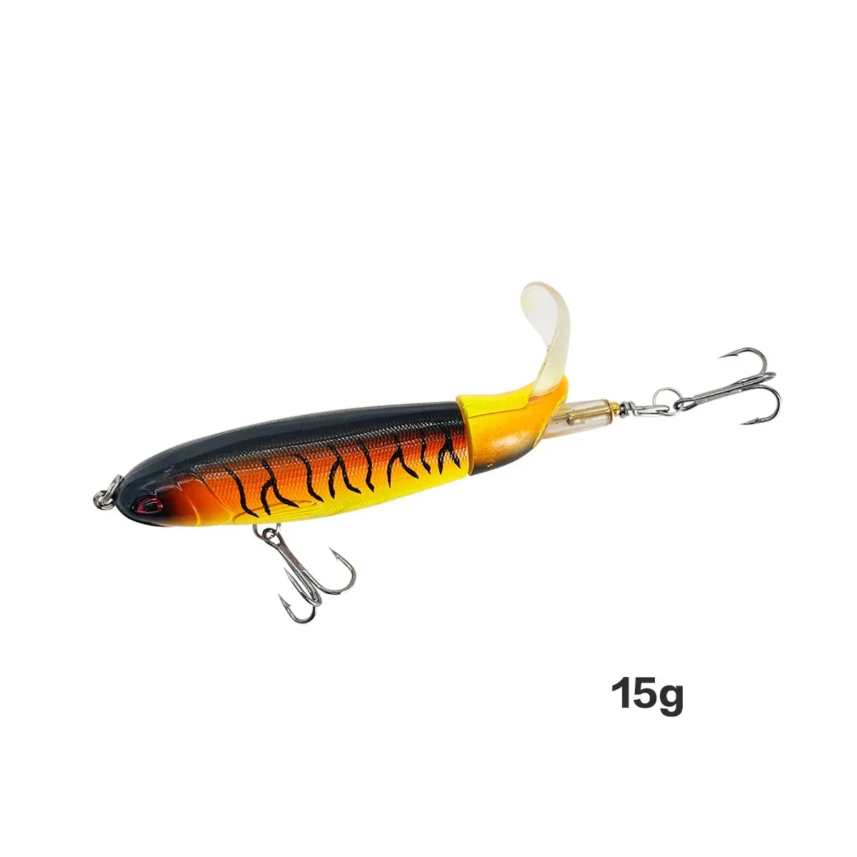 13G/15G/35G Topwater Visaas Kanjer Popper Kunstmatige Aas Harde Plopper Zacht Roterende Staart Visgerei Aas