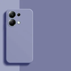 Dla Xiaomi Poco M6 Pro 4G pokrowiec Poco M6 Pro pokrowiec miękkie płynne silikonowe etui ochronne na telefon Xiaomi Poco M6 Pro Funda