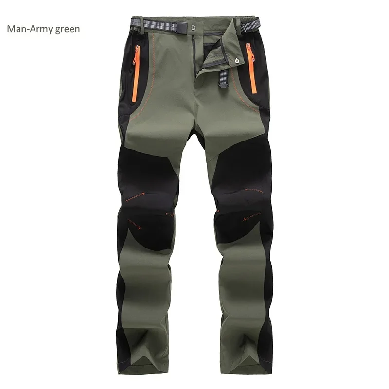 Outdoor Elasticity Quick Dry Pants Men Ultra-light Hiking Climbing Travel Camping UV Proof Malel Sports Trousers Trekking Pants