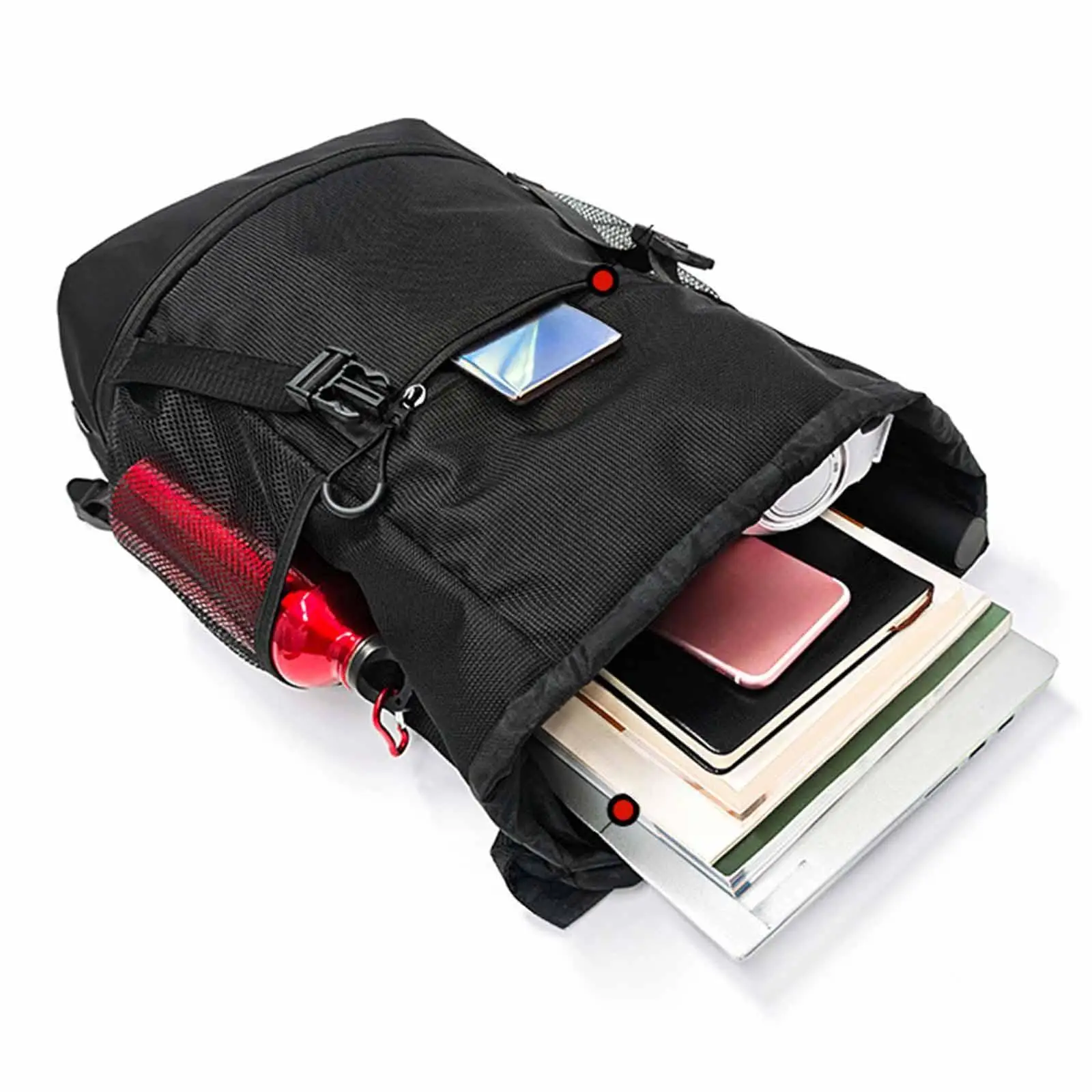 حقيبة ظهر للكمبيوتر المحمول للسفر، حقيبة ظهر للتدريب على كرة القدم، حزام قابل للتعديل كاجوال