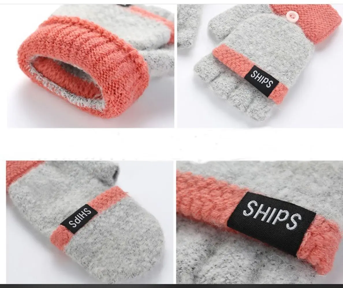Warmer Winter Thermal Electric Heating Gloves USB Heated Full&Half Finger Winter Mittens