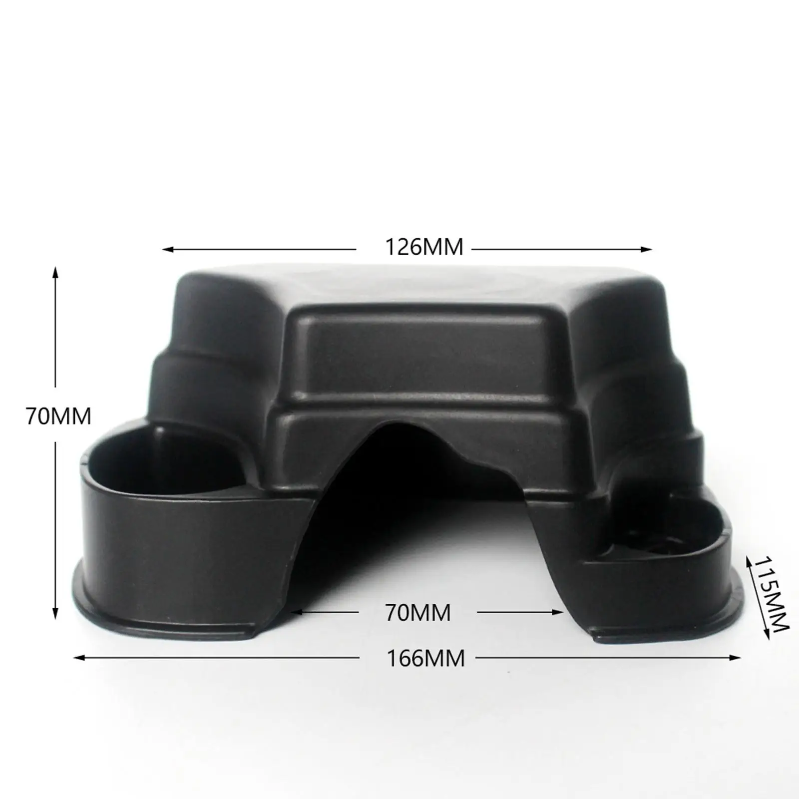 Plastic Reptile Hideout Cave Box with Basin Shelter House Hiding Ornament Easy Clean for Frog Snake Snakes Leopard Amphibians