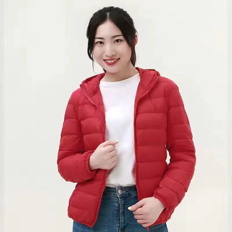 Down Jacket Women Parkas 2024Winter New Short Warm Cotton Padded Coat Korean Hooded Thin Down Coat Large Size 5XL Outwear Ladies