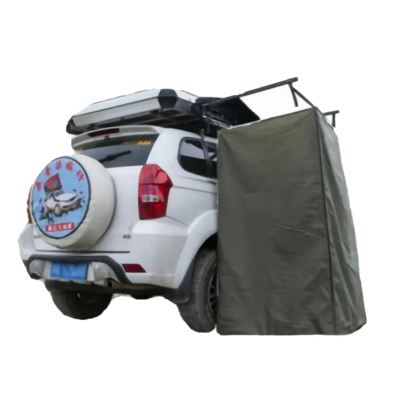 

Remaco Outdoor Camper Car Side Camping Toilet Side Awning Shower Tent Waterproof Canvas with Aluminum Frame