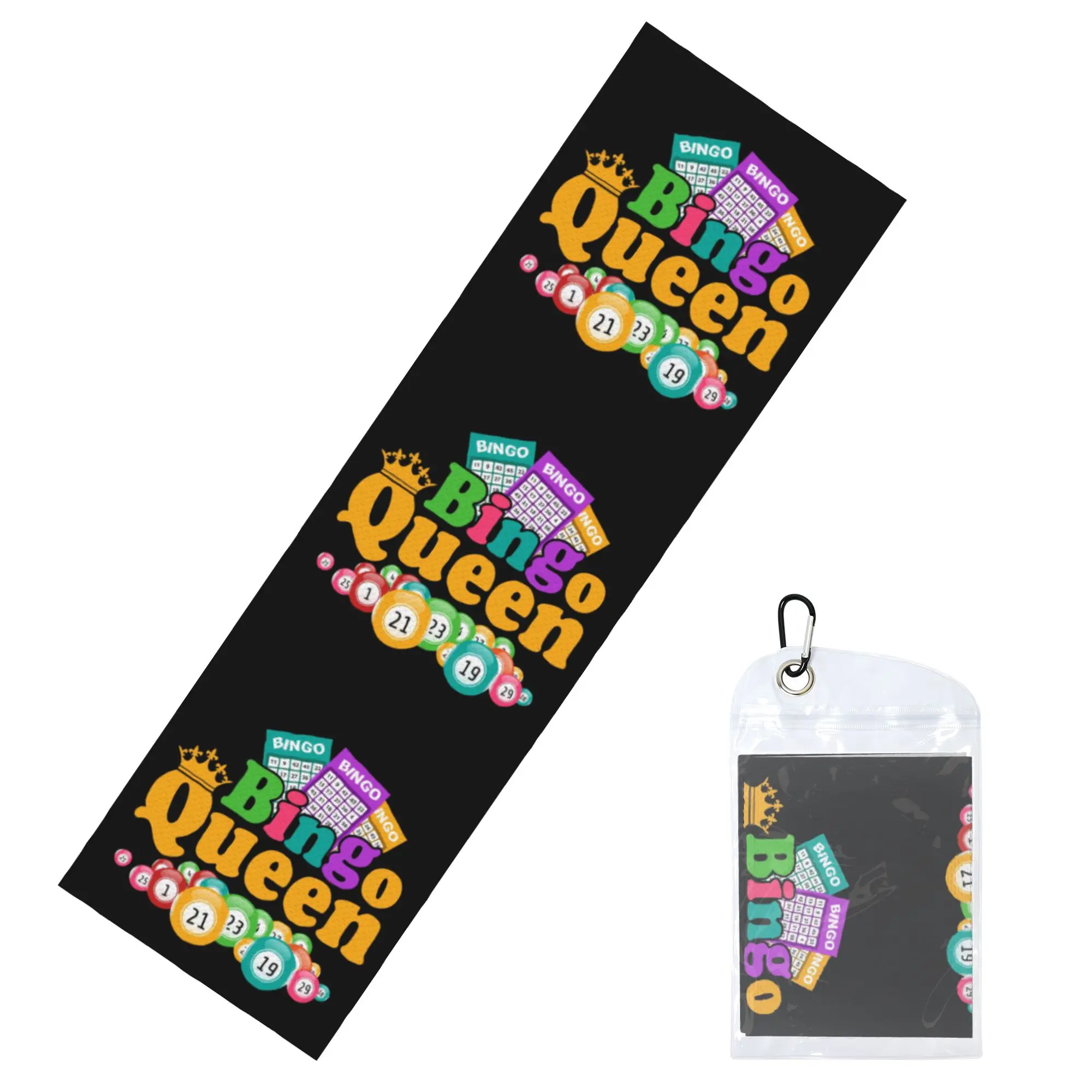 Bingo Queen Game Lover Cold Exercise Towel   Super Soft Breathable Instant Cooling Towel  Beach Towels