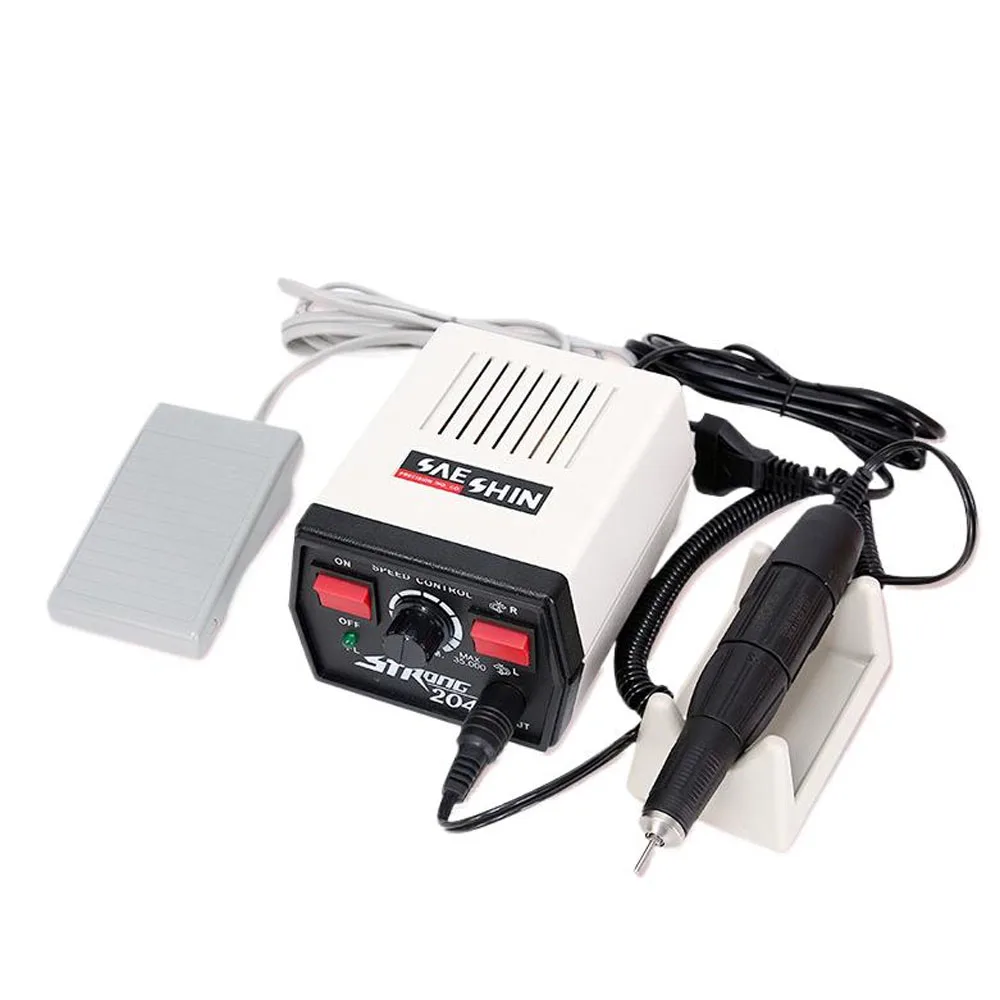 Imagem -02 - Máquina de Moagem e Polimento de Unhas Lixa de Unhas Máquina de Gravura de Pedra Dental Pedicure 65w 35000 Rpm