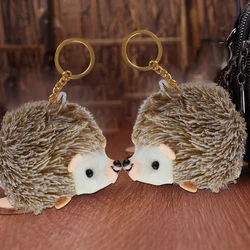 Key Holder Creative Gift Car Keyring Car-styling Women car keychain Plush hedgehog keychain Auto Accessories