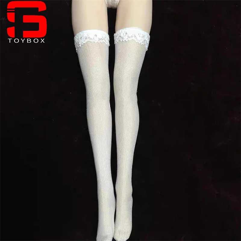 Bas en dentelle Sexy, échelle 1/6, modèle adapté aux poupées de corps de soldat féminin TBL JO de 12 pouces