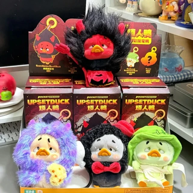 

Upset Duck V5 красочный игрок утка слепая коробка игрушки виниловая кукла загадочная коробка аниме фигурка сумка-сюрприз кулон брелок игрушки подарки
